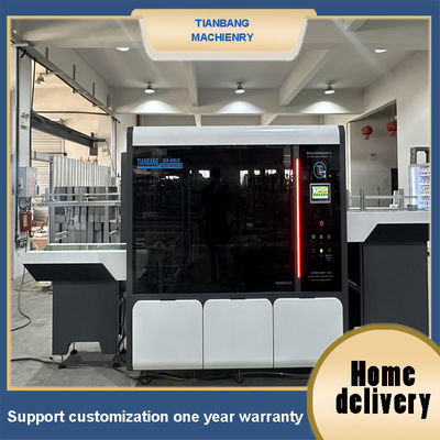 Rolrandmachine voor papieren borden met opstaande rand